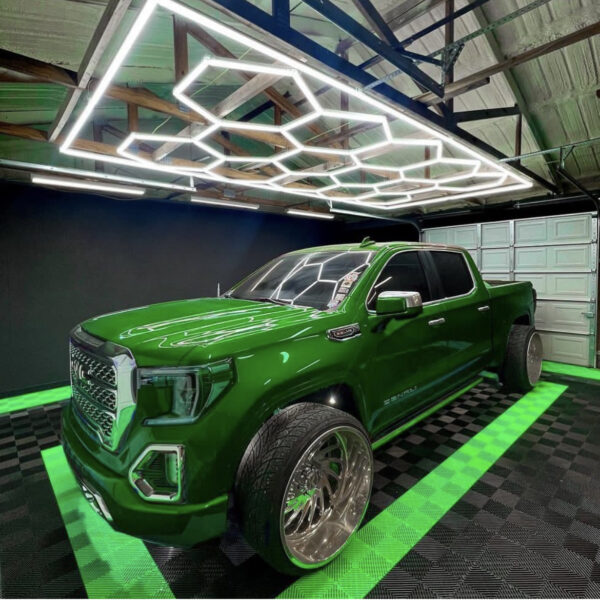 Hexagon ledlys 14Grid system med ramme