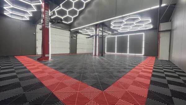 Hexagon ledlys 14Grid system med ramme - Bilde 9