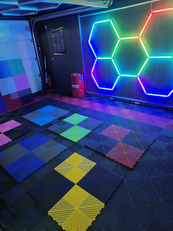 Nyhet! RGB 5Grid Hexagon led lys med dimming! - Bilde 2