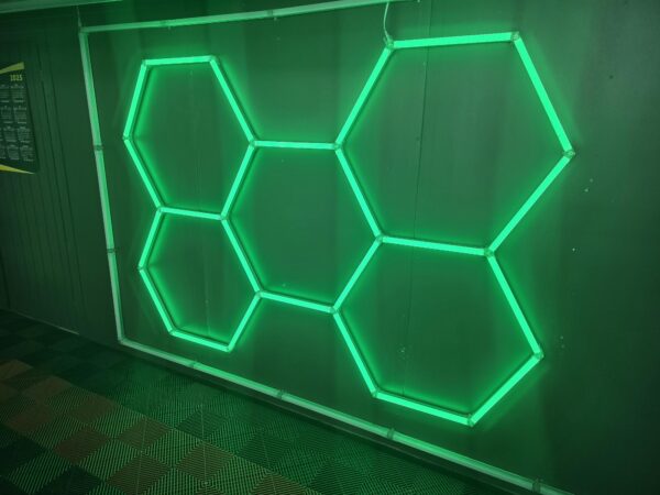 Nyhet! RGB 5Grid Hexagon led lys med dimming! - Bilde 5