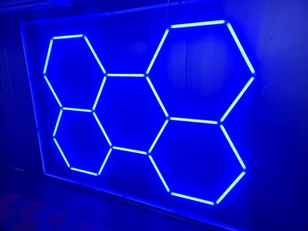 Nyhet! RGB 5Grid Hexagon led lys med dimming! - Bilde 6