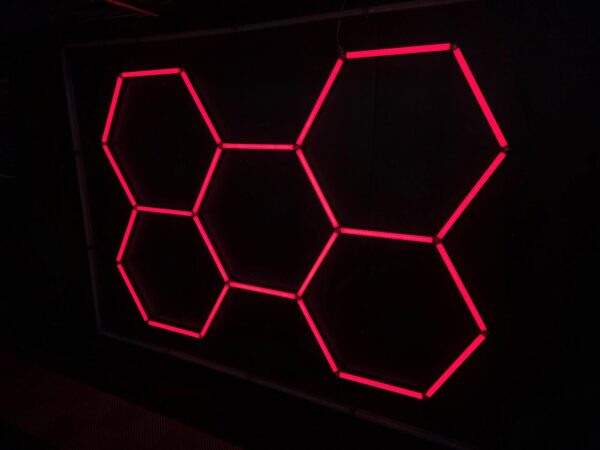 Nyhet! RGB 5Grid Hexagon led lys med dimming! - Bilde 4