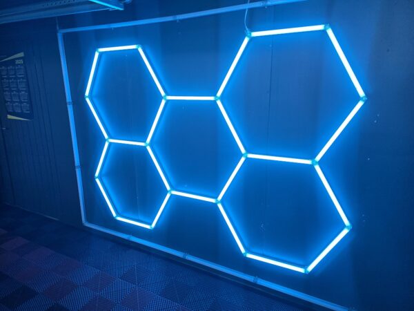 Nyhet! RGB 5Grid Hexagon led lys med dimming! - Bilde 3